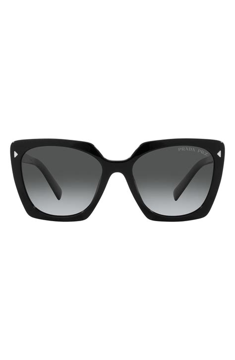 prada sunglasses small|prada 55mm square sunglasses.